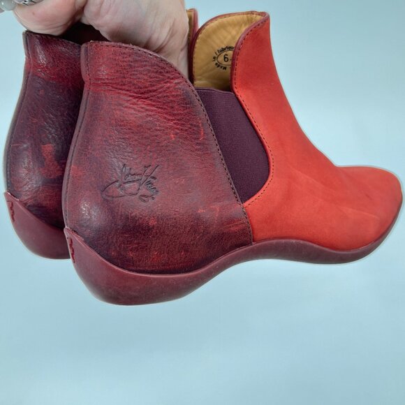 John Fluevog Power Up Chelsea Leather Booties - Picture 7 of 8